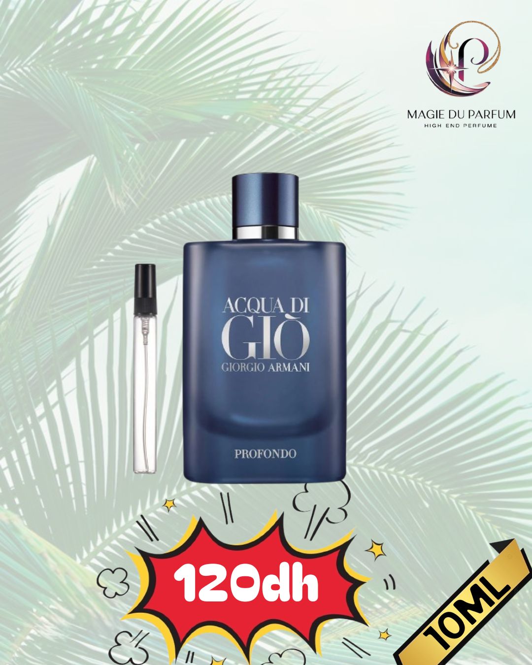 10ml Aqua Di Gio Profondo Eau De Parfum