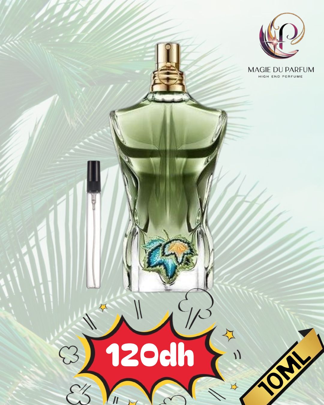 10ml Jean Paul Gaultier Le Beau Paradise Garden