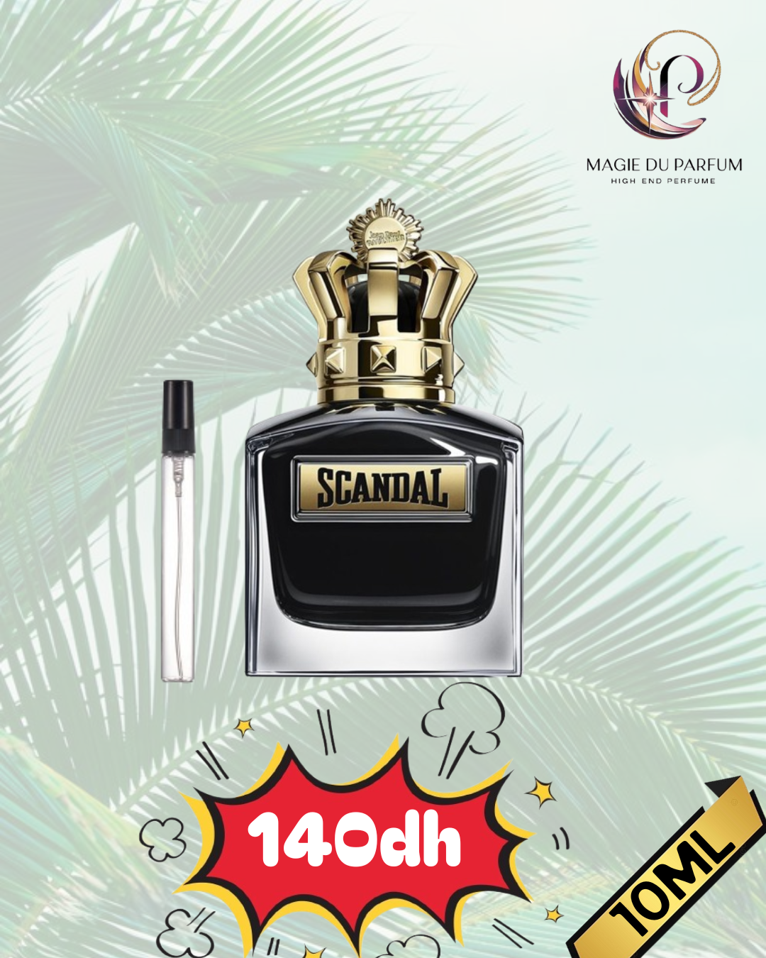 10ml Jean Paul Gaultier Scandal Eau De Parfum Intense